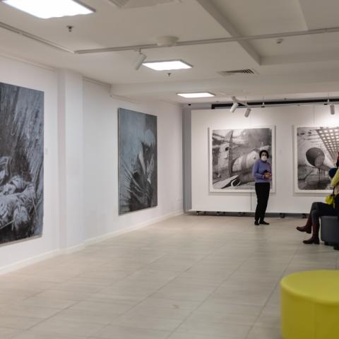 Выставка Кирилла Челушкина "Образ жизни" в галерее современного искусства БИЗОN (7)