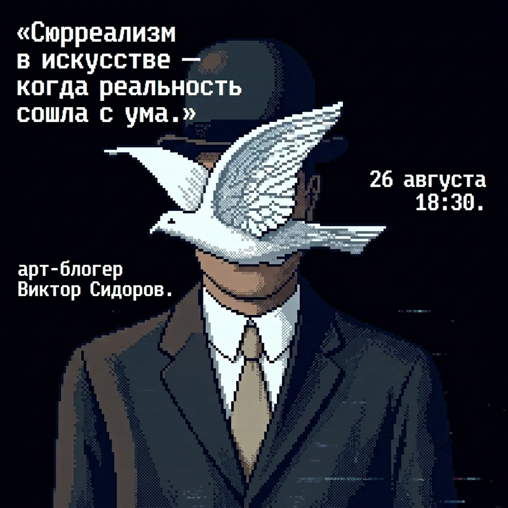 В галерее БИЗON пройдет лекция «Сюрреализм в искусстве — когда реальность сошла с ума»