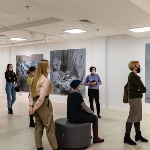 Выставка Кирилла Челушкина "Образ жизни" в галерее современного искусства БИЗОN (6)