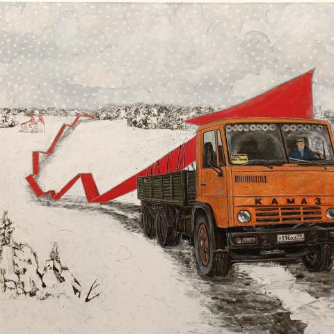 «Татарстан супергуд», 90х120, холст, масло. Д. Кудряшов