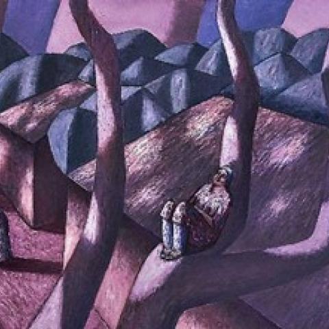 «Весеннее настроение», холст, масло,  80х100, 2024, Акилов А.К.