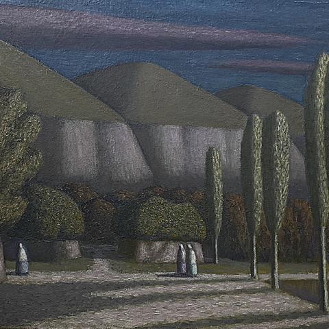 «Осенний свет», холст, масло, 60х80, 2025, Акилов А.К.