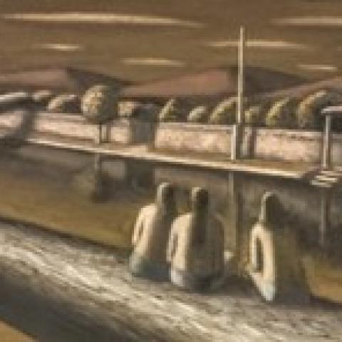 «Канал», холст, масло, 50х100, 2022, Акилов А.К.